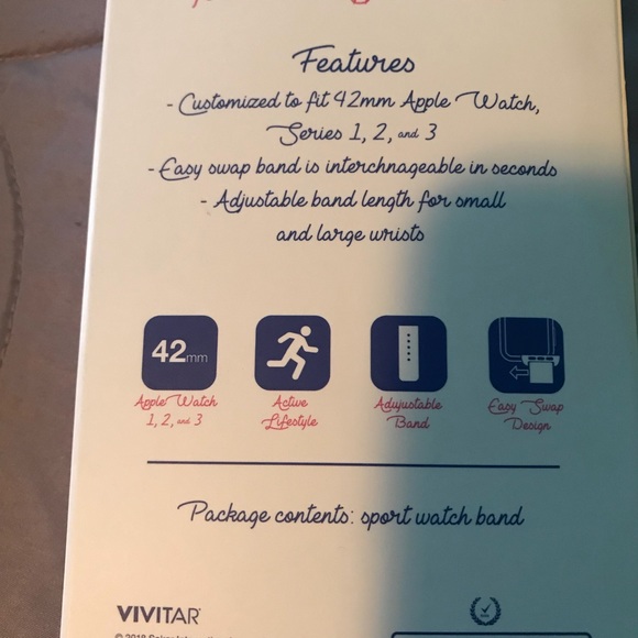 Apple Watch wrist band in teal - Picture 2 of 2